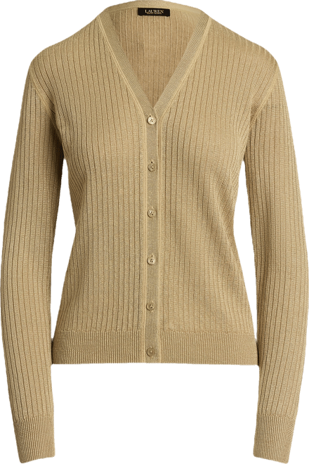 売れ筋商品|||ラルフローレン ニット&セーター レディース アウター WOOL BLEND V NECK CARDIGAN - Cardigan - collection camel melange s7-AI790957761002_alternate3?$
