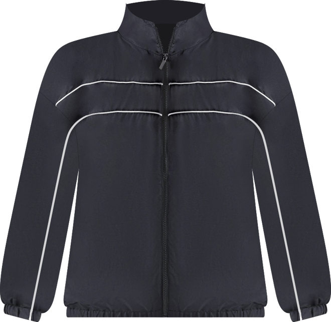 Women's DAILYSZN Weather-Resistant Piped Woven Full-Zip Jacket