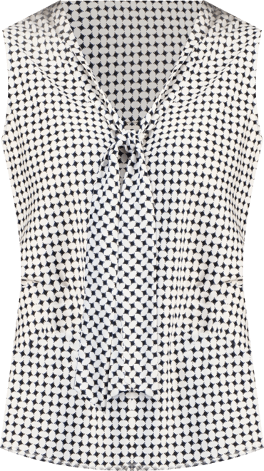 Kasper Women's Tie-Neck Sleeveless Top, Regular & Petite