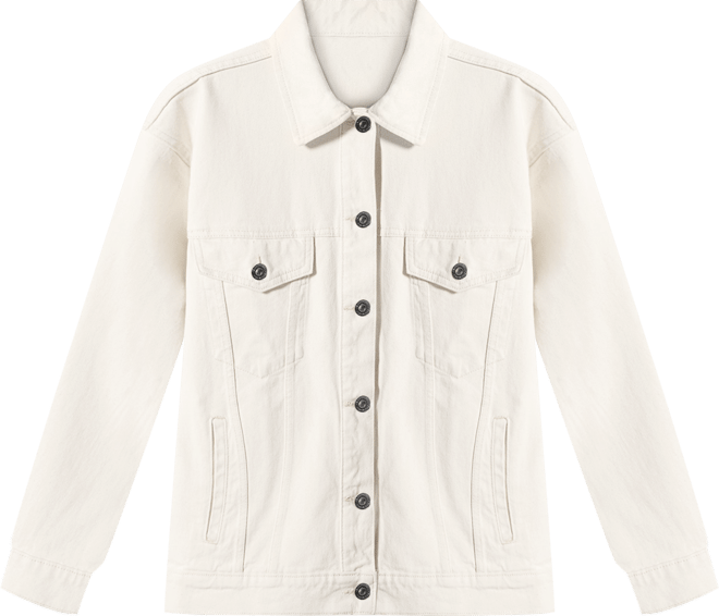 Women's Oversized Denim Trucker Jacket