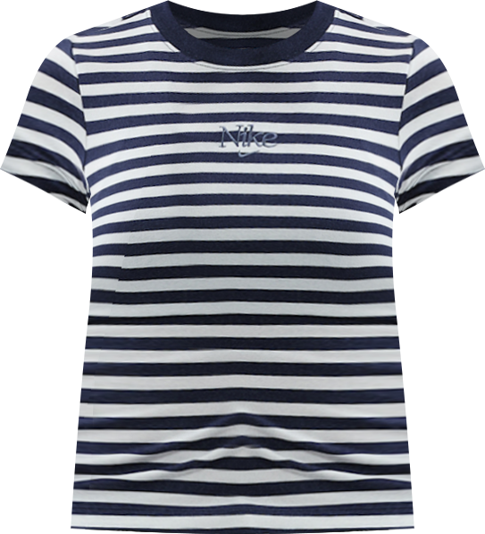 나이키 스포츠웨어 여성 타이트 스트라이프 티셔츠