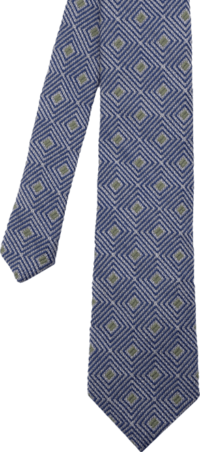 Men's Geometric Silk Tie