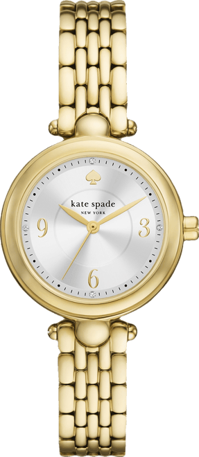 Women's Gracie Round Three-Hand Gold-Tone Stainless Steel Watch, 32mm