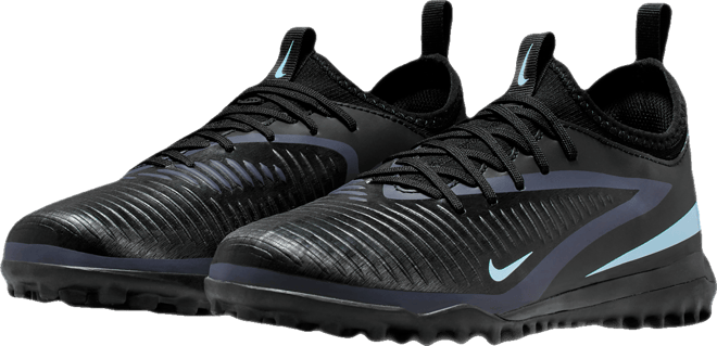 Nike Jr. Phantom 6 Low Academy Tacos de fútbol para pasto sintético (turf) para niños grandes