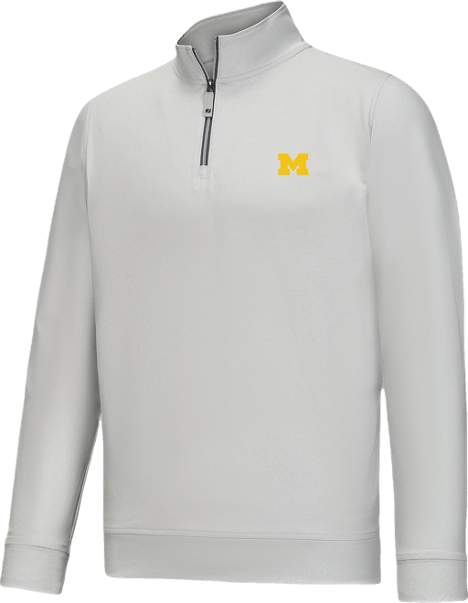 FootJoy University of Michigan Approach Quarter-Zip Golf Pullover