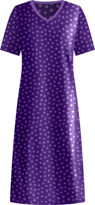 Women's Long Print Sleepshirt