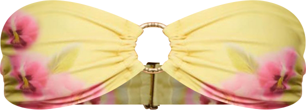 Women's Miley Floral Bandeau Bikini Top