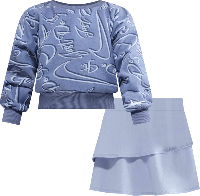 Nike Swoosh On Pointe Toddler Floral Futura 2-Piece Scooter Set