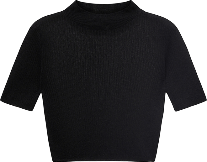 Women's Knitted Cropped Sweater