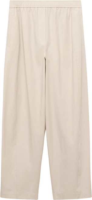 Women's Paper Bag Cotton Pants