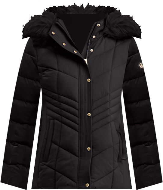 Michael  Women's Faux-Fur-Trim Hooded Puffer Coat, Exclusively at Macy's