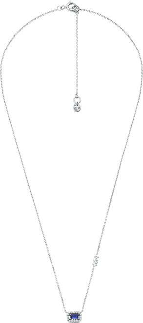 Cubic Zirconia Cut Pendant Necklace