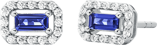 Cubic Zirconia Cut Stud Earrings