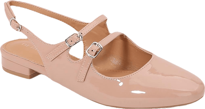 Rosalie Double-Strap Mary Jane Flats