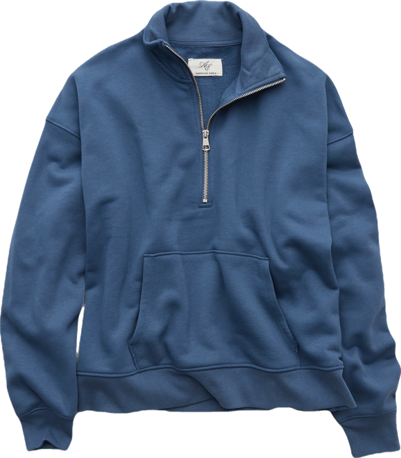 AE Everyday Luxe Quarter Zip Sweatshirt