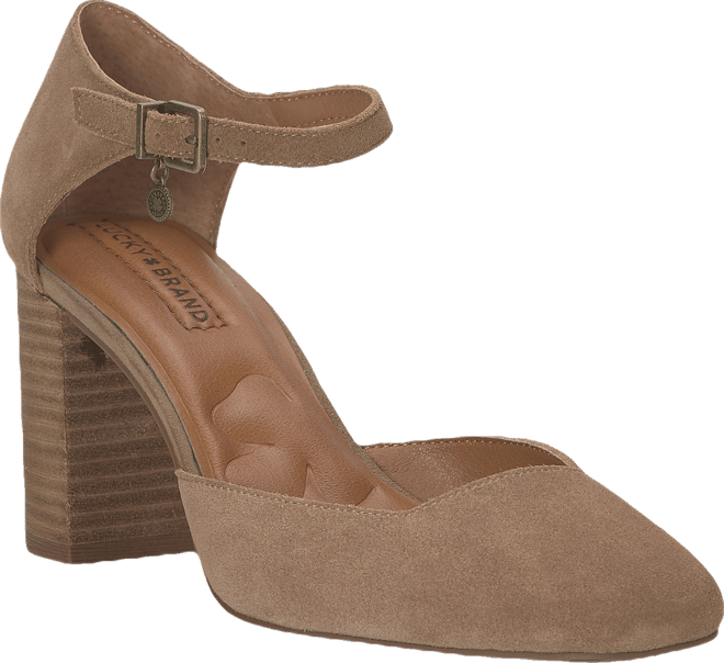 Women's Kanira Square-Toe Stacked Heel Pumps