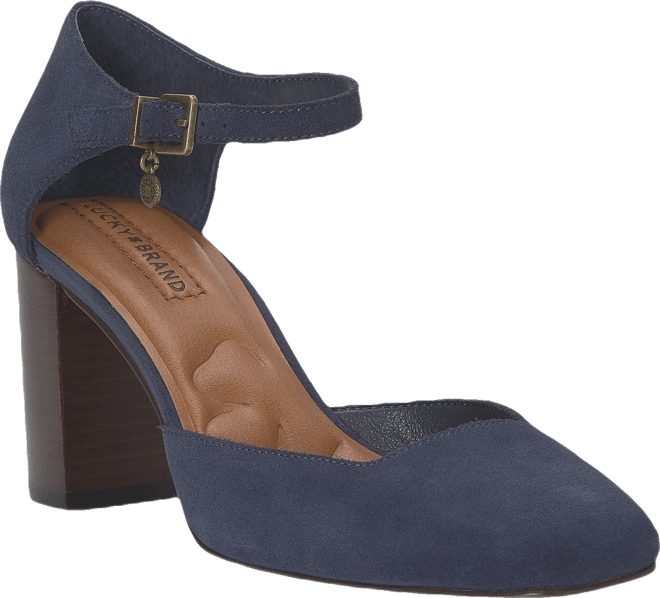 Women's Kanira Square-Toe Stacked Heel Pumps