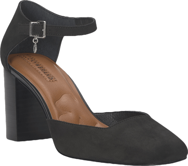 Women's Kanira Square-Toe Stacked Heel Pumps