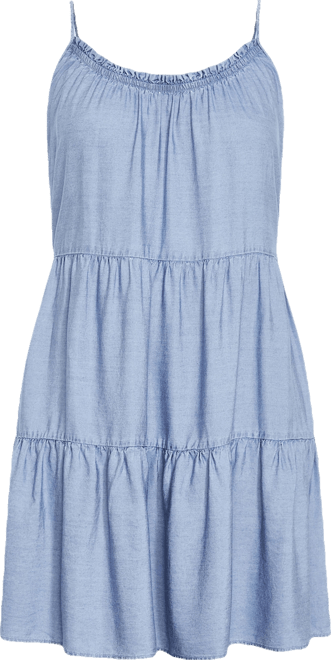 Women's Plus Size Sweet Tiers Mini Dress