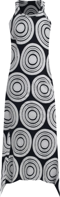 Women's Long dress with circles
