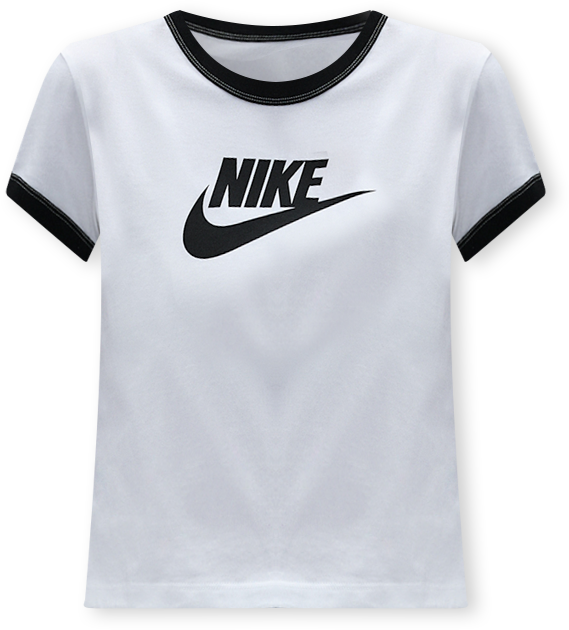 Nike Sportswear เสื้อยืดริงเกอร์แขนสั้นผู้หญิง