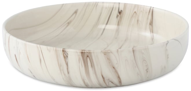 Shiny Marble Pattern Serving Bowl, 96-oz.