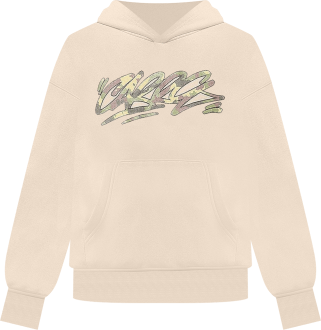 Men's Camo Script Hoodie