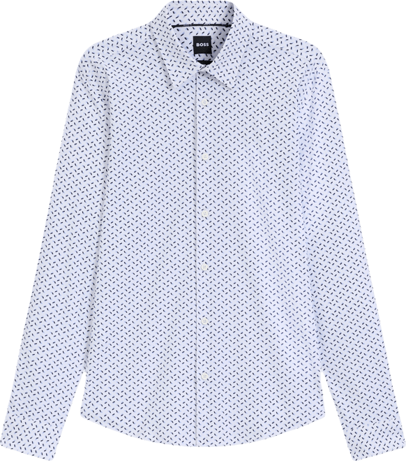 Boss by  Men's Performance-Stretch Slim-Fit Dress Shirt