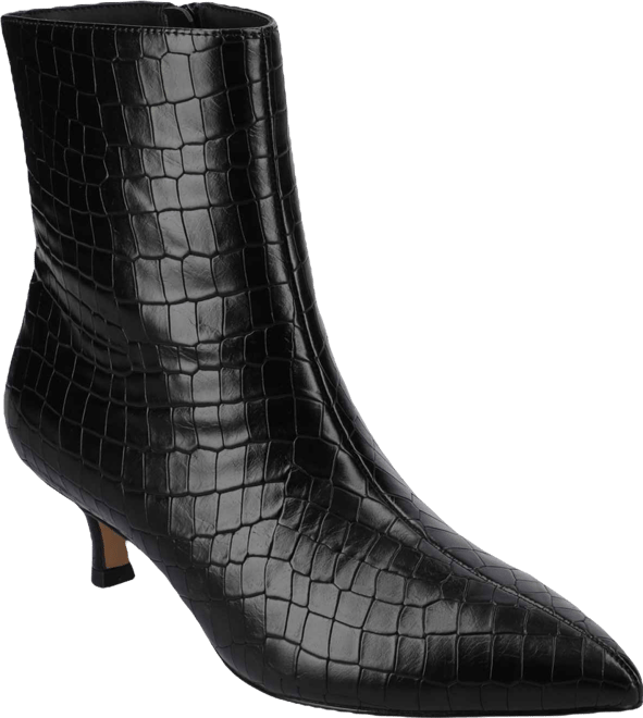 Women's Arely Kitten Heel Pointed Toe Dress Booties
