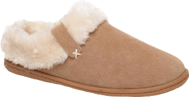 Women's Camp Collar Scuff Slippers