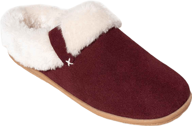 Women's Camp Collar Scuff Slippers