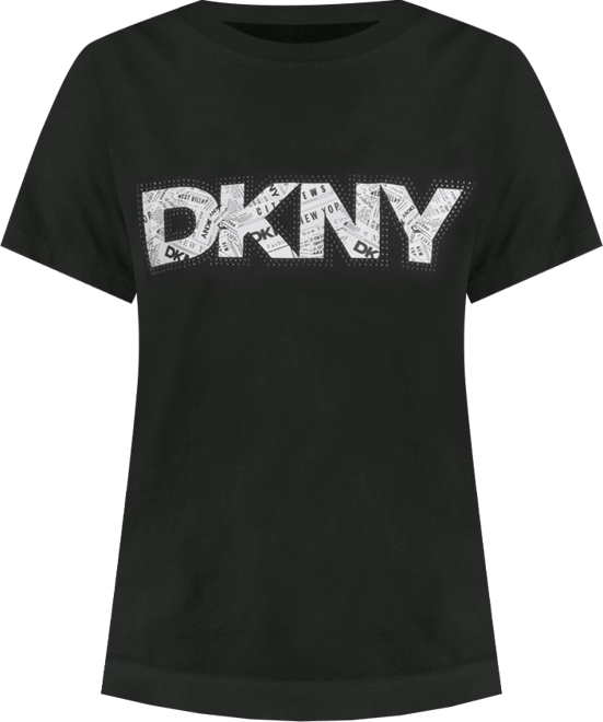 Women's Newspaper Logo Crewneck T-Shirt