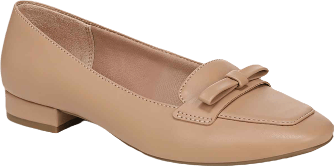 Women's Claudine Square Toe Block Heel Ballerina Flats