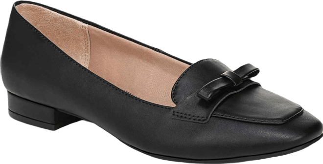 Women's Claudine Square Toe Block Heel Ballerina Flats