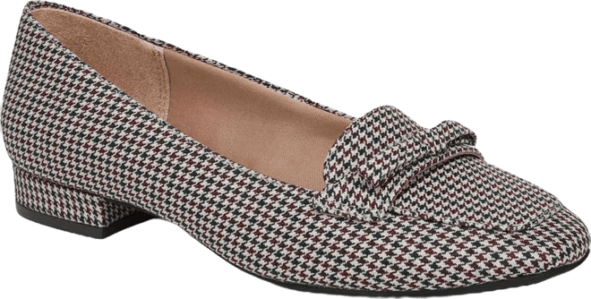 Women's Claudine Square Toe Block Heel Ballerina Flats