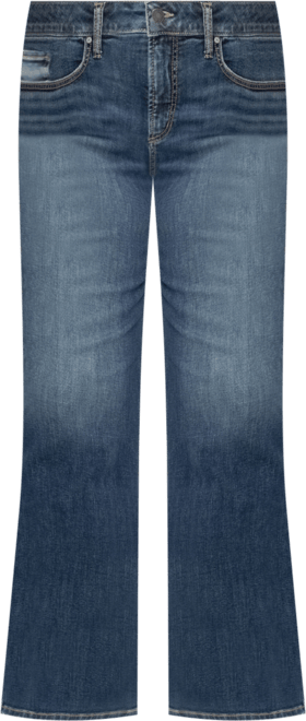 Plus Size Elyse Mid Rise Comfort Fit Bootcut Jeans