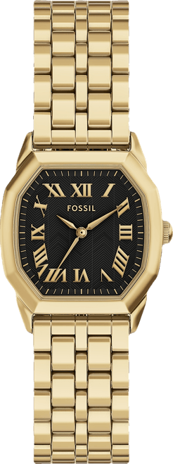 Women's Harlow Three-Hand Gold-Tone Stainless Steel Watch, 27mm