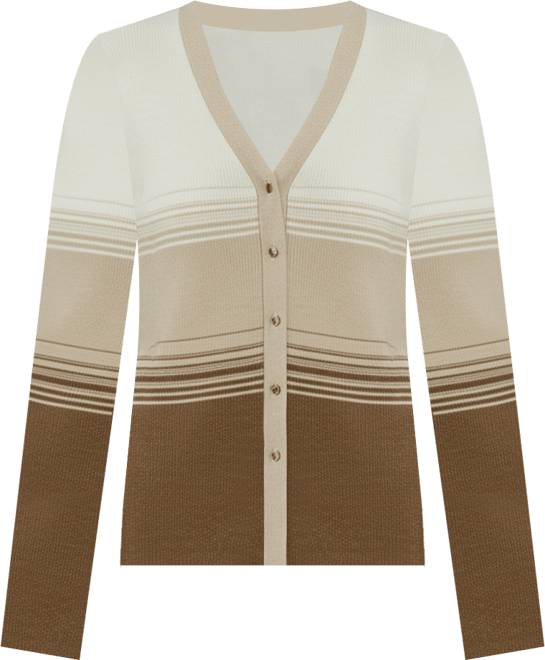 Women's Lurex Wool Cardigan | Metallic Button Up V Neck Sweater | Ultra Soft Ribbed Shimmer Knit | Machine Washable Cardigan Sweaters