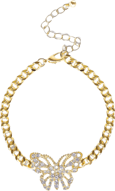 Butterfly Charm Chain Bracelet