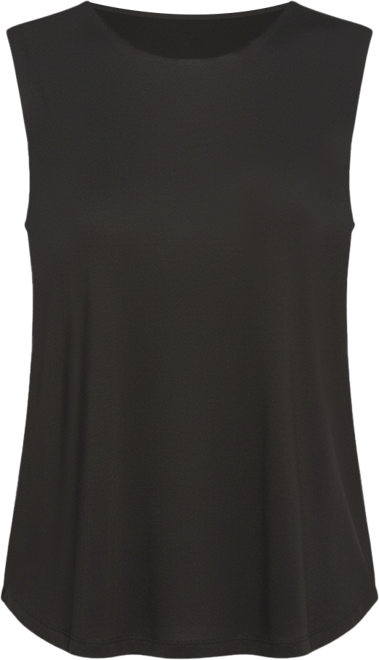 Women's Cupro Pleated Tank Top