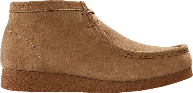 Clarks Wallabee EVO Moc Toe Slip On Boots, Dark Sand - Tan | Boots