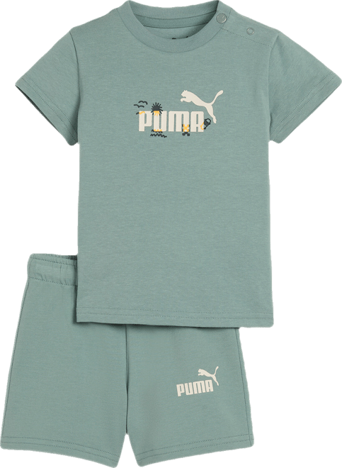 PUMA Minicats Sandy Adventures T-Shirt and Shorts Set, Toddlers