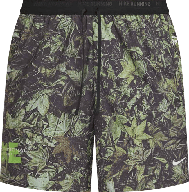 ナイキ ストライド メンズ Dri-FIT 18cm プリント ランニングショートパンツ (インナー付き)