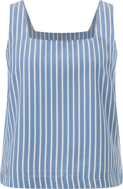 Women's Organic Cotton Canopy Linen Blend Square Neck Tank