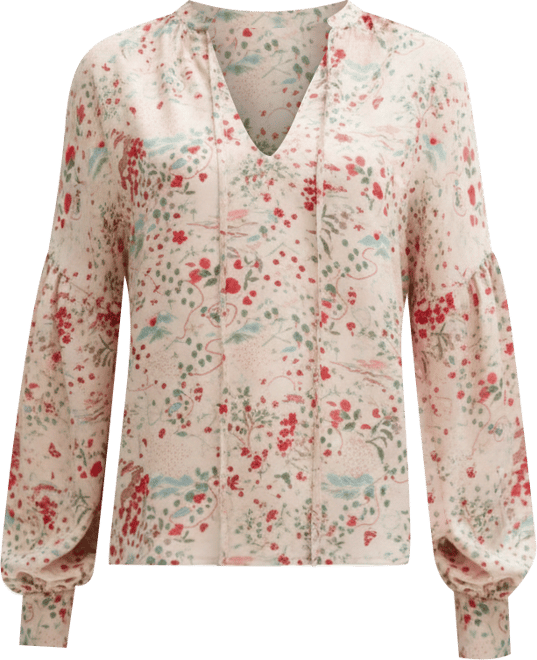 Women's Rosetti Billowy Sleeves Print Blouse