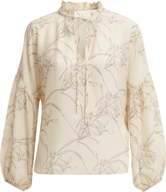 Women's Rosetti Billowy Sleeves Print Blouse