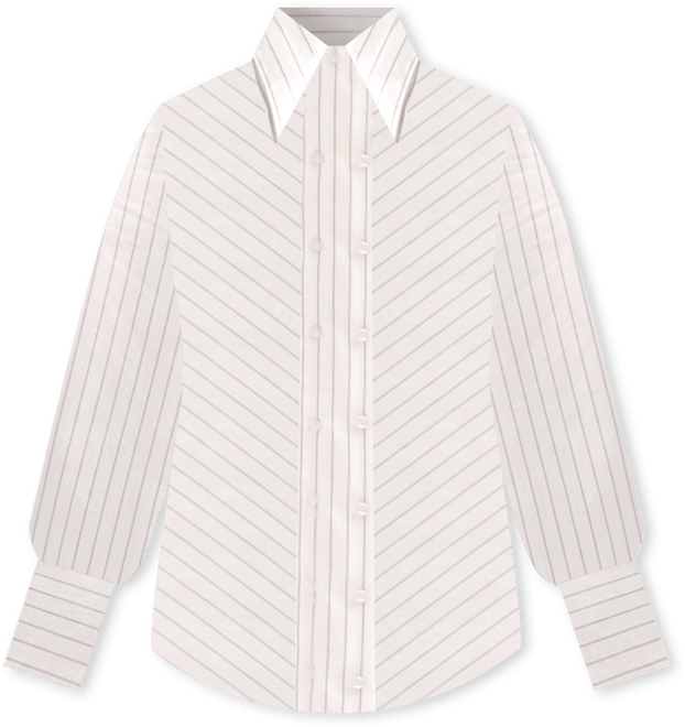 Women's Dapper Double Placket Stripe Shirt