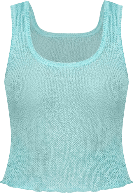 Edikted Women's Eleora Sequin Knit Tank Top - Macy's