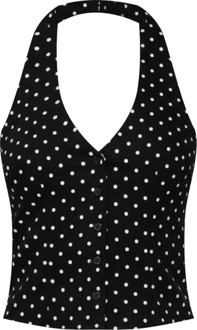 Women's Twyla Polka Dot Halter Top