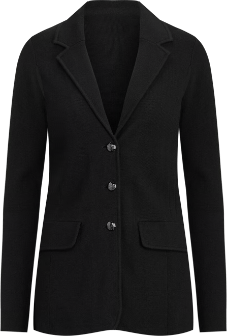 Petite Sweater-Knit Blazer